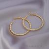 Hong Kong Style Vintage Minimalist Hoop Earrings for Round Face, 2025 Edition
