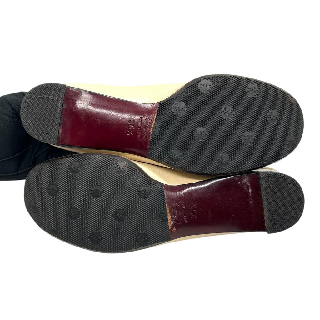 Used Emilio Pucci Pumps / Ballet Flatspumps beige/Bordeaux leather Women