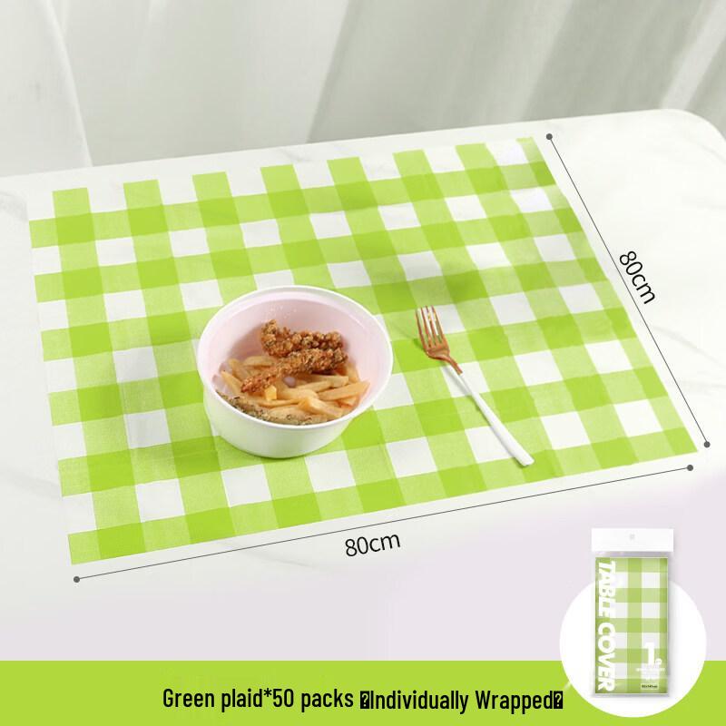 

OEING Disposable Waterproof PE Tablecloth