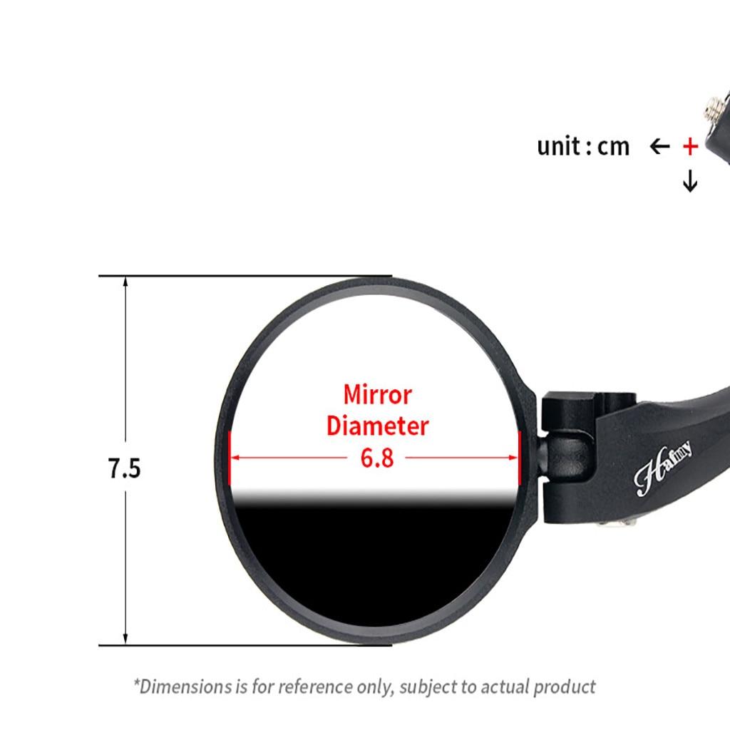 Bike Bicycle Handlebar Rear Rearview Mirror Safety