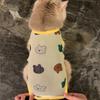 Pet Cat Clothes Summer Anti-hair Loss Cute Gold Gradient Ragdoll Cat British Short Summer Breathable Small Vest