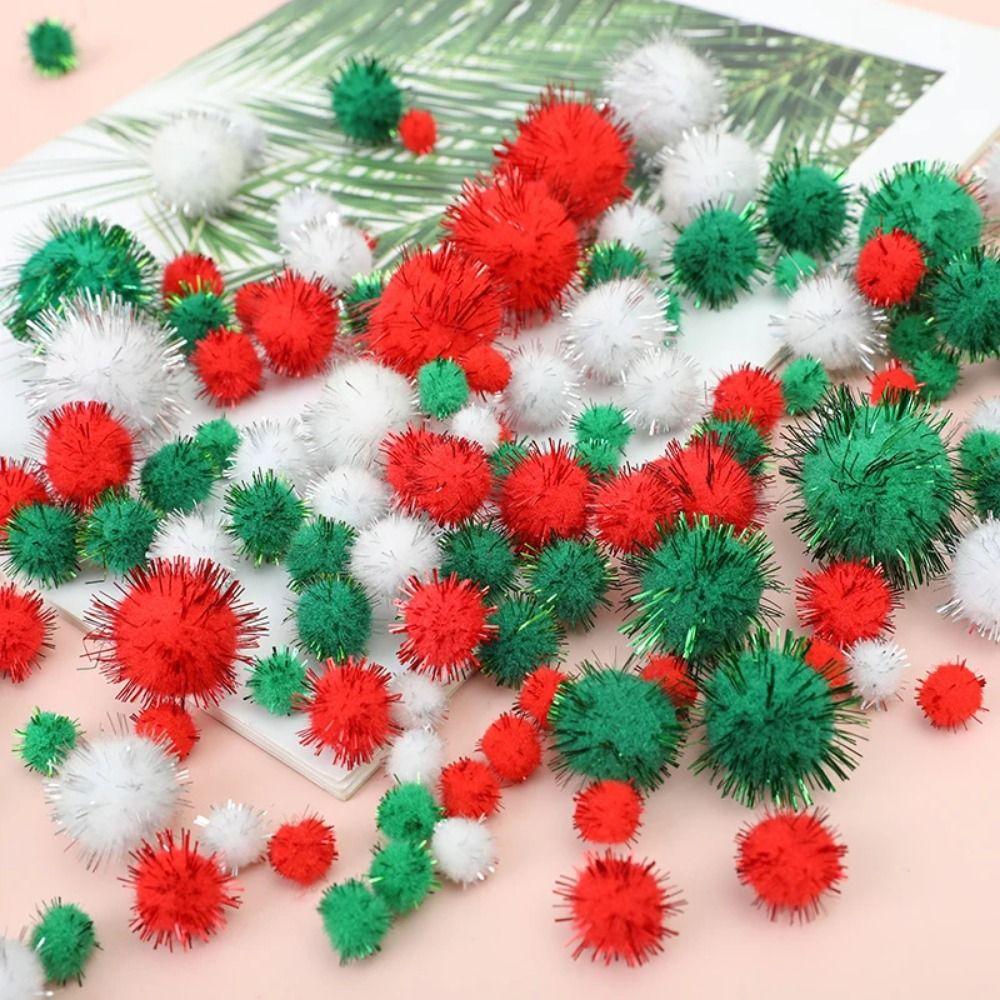 10-30mm Xmas Tree Decorative Ball Brightly Colored Christmas Craft Supplies  Christmas