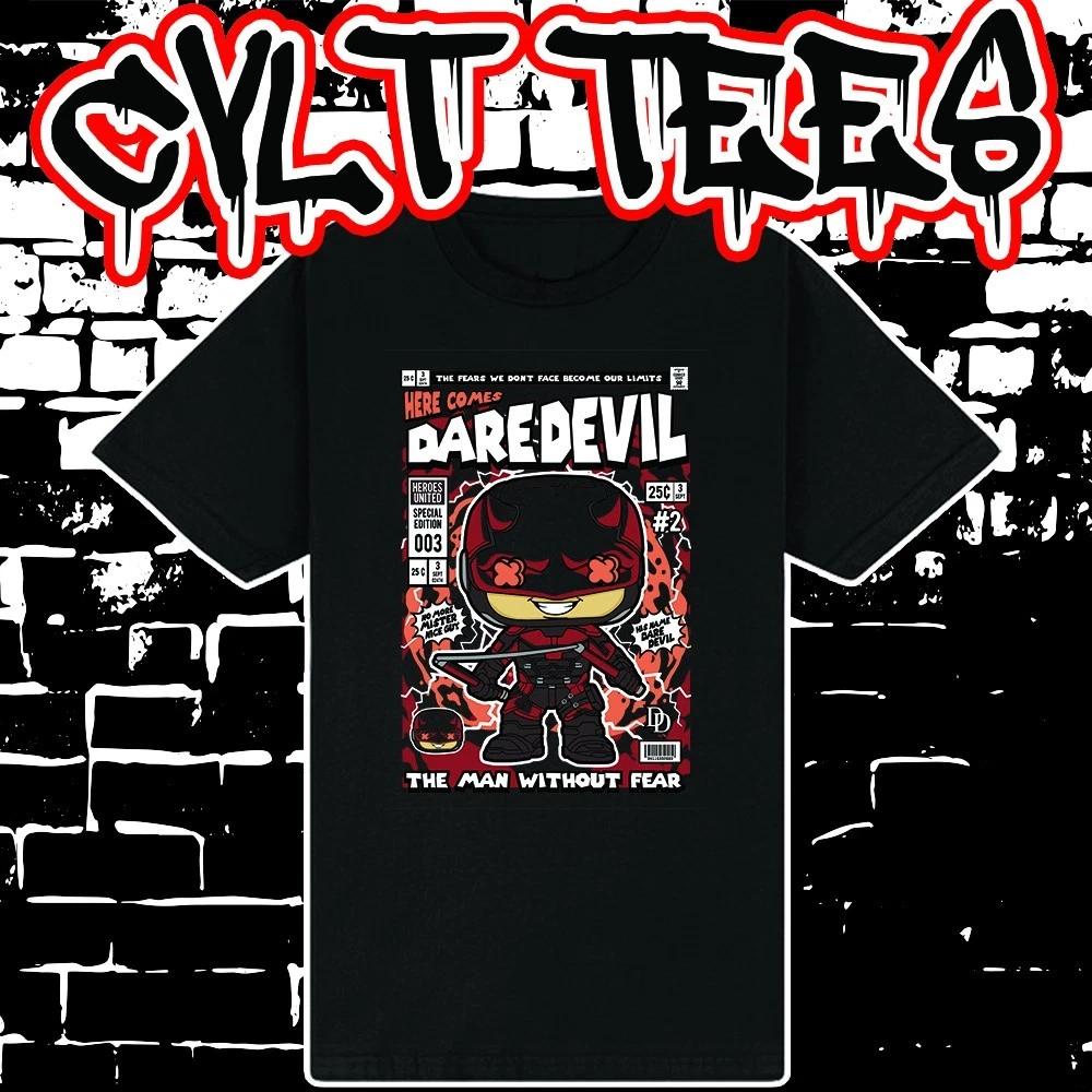 Men s and Women s T-shirts Daredevil Comic Book Cover style Tee ~ 100% Cotton XXXXL