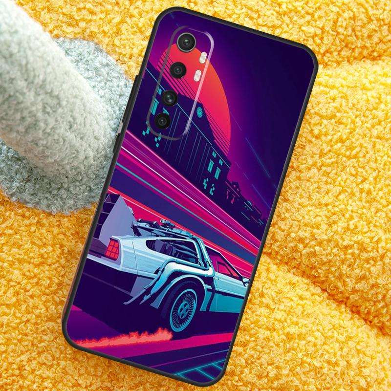 Back To The Future Time Machine Case For Xiaomi 15 Ultra 14 13T 14T 15T 17 Pro Max  Cover For POCO X7 Pro X5 X6 F5 F6 F7 F8
