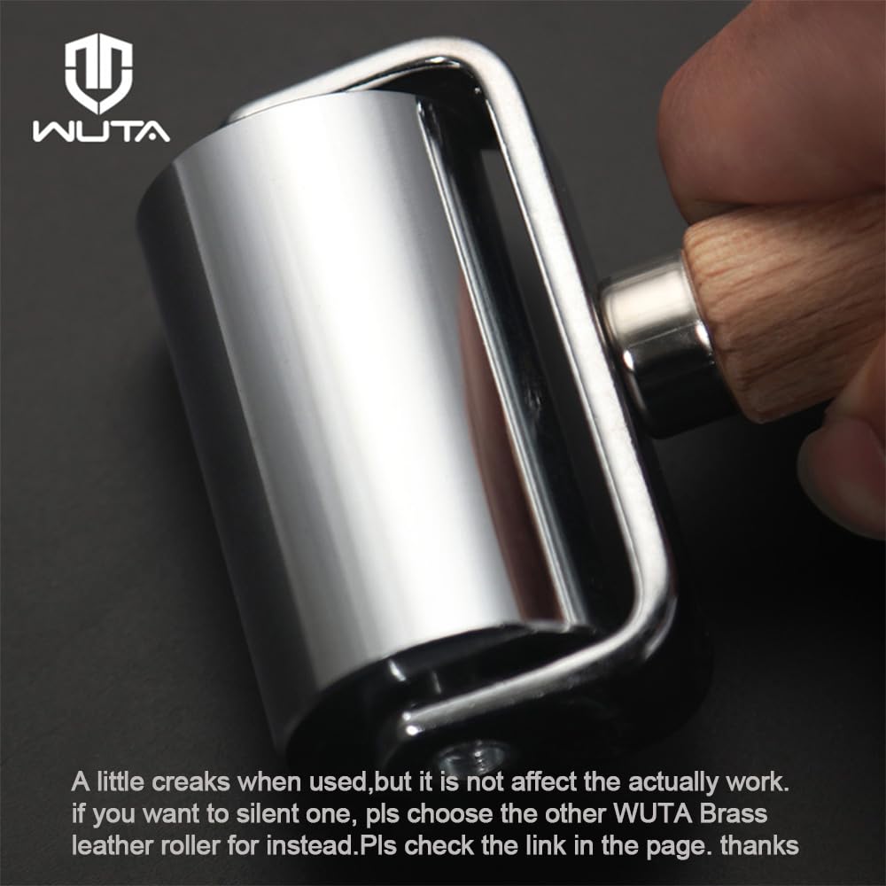 WUTA Leather Craft Leather Leather Craft Pressure Roller for Leather Crafts Roller, Tool, Tool, (26mm)