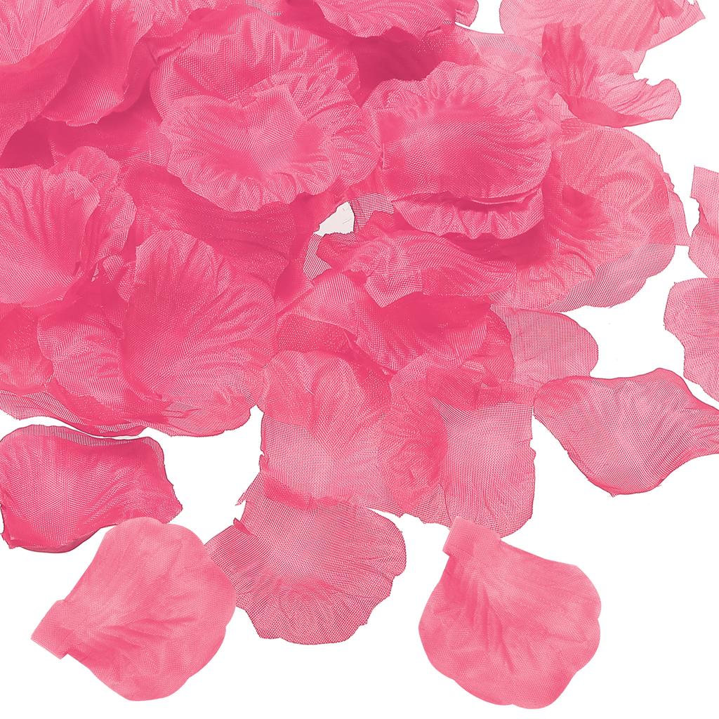 1000Pcs Artificial Rose Petals Fake Flowers Silk Petal Decoration Supplies for Romantic Night Wedding Party Event Decor
