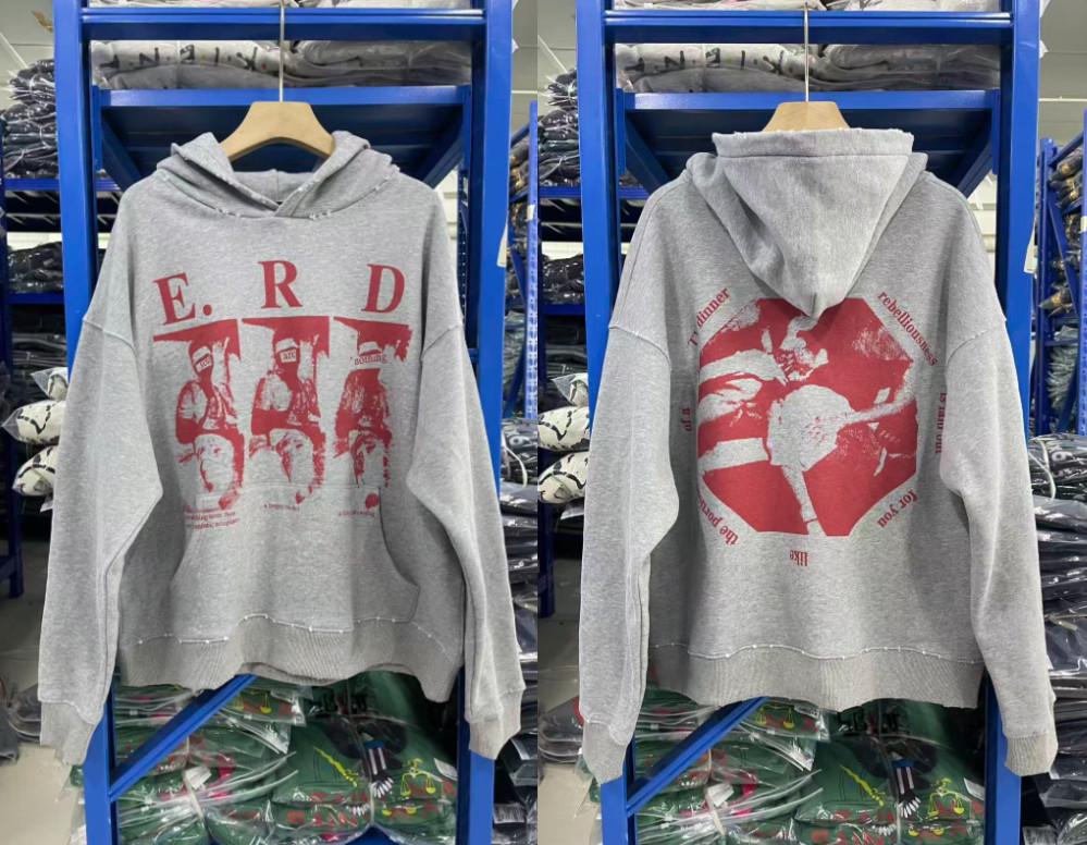 ERD West Coast Vintage Sanskrit Zipper Hoodie