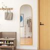 162cm Aluminium Frame Standing Mirror - Gold