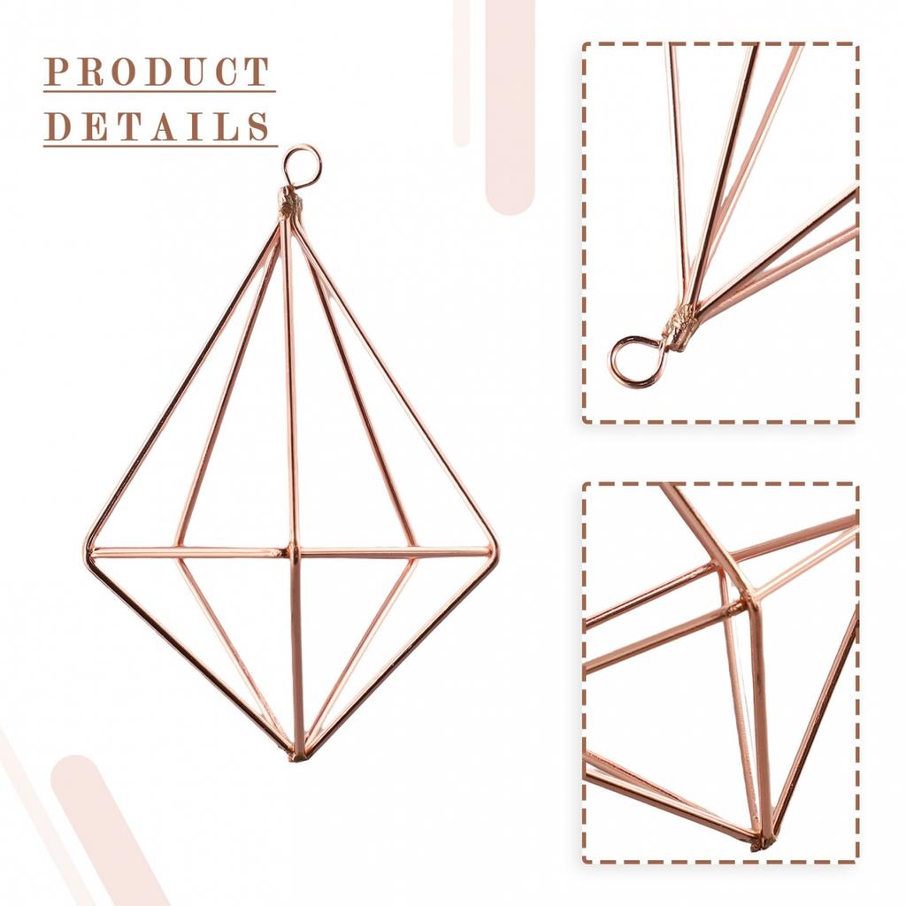 Wall Decoration Hanging Metal Geometric Air Plant Flower Pot