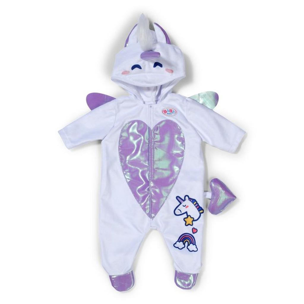 Grenouillere pour poupon - BABY BORN - Grenouillere Licorne - Accessoire vendu sans le poupon - Taille 43cm -Des 3 ans