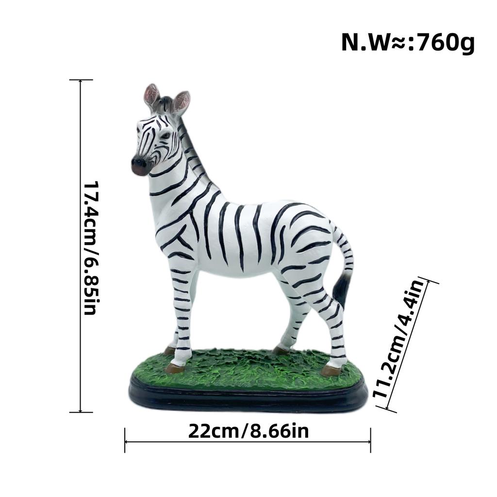European Nice Premium Art Zebra Ornaments Porch Bedroom Living Room Study Resin Craft Model Room Home Use Decoration