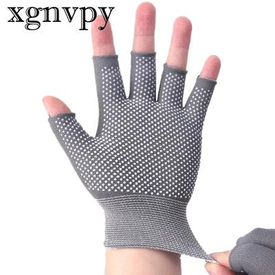 Xgnvpy Sommer Sonnenschutz Klebe Rutschfeste Radhandschuhe für Damen und Herren Touchscreen Dünne Outdoor Handschuhe