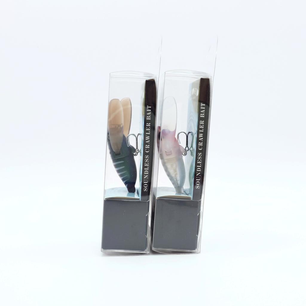 JACKALL SUISEN Topwater Lure Set 2pcs Silhouette Nanahikari Matte Shirohitori Floating Bass Fishing Japan