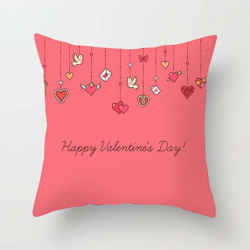 New Valentine's Day Pillowcase, Holiday Gift Home Decoration Pillow Cushion Cover, Love Pillow