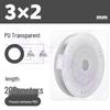 Transparent PU Air Hose for Compressors: Sizes 3-22mm