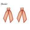 Festival Ribbon Sash Fall Scalloped Wreath for Front Door, 55 Inch Plaid Gingham Autumn Door Bows Thanksgiving Harvest Yard Porch Doorway Indoor