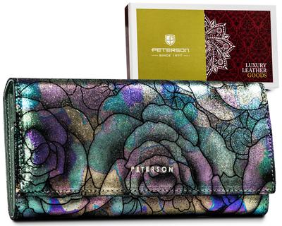 Women's Leather Wallet PTN 42122-MD GREEN