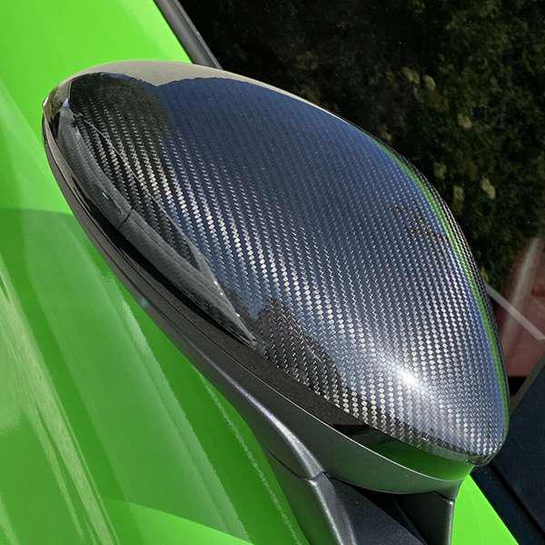 Carbon Fiber Rearview Mirror Cover Sticker (Pair) for Bao Shi.