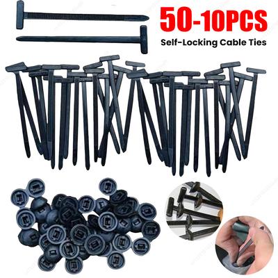30/50/100PCS Nylon Cable Zip Ties Multipurpose Heavy Duty Cable Tie Buckle Self-Locking Universal Wire Tie Fastening Straps