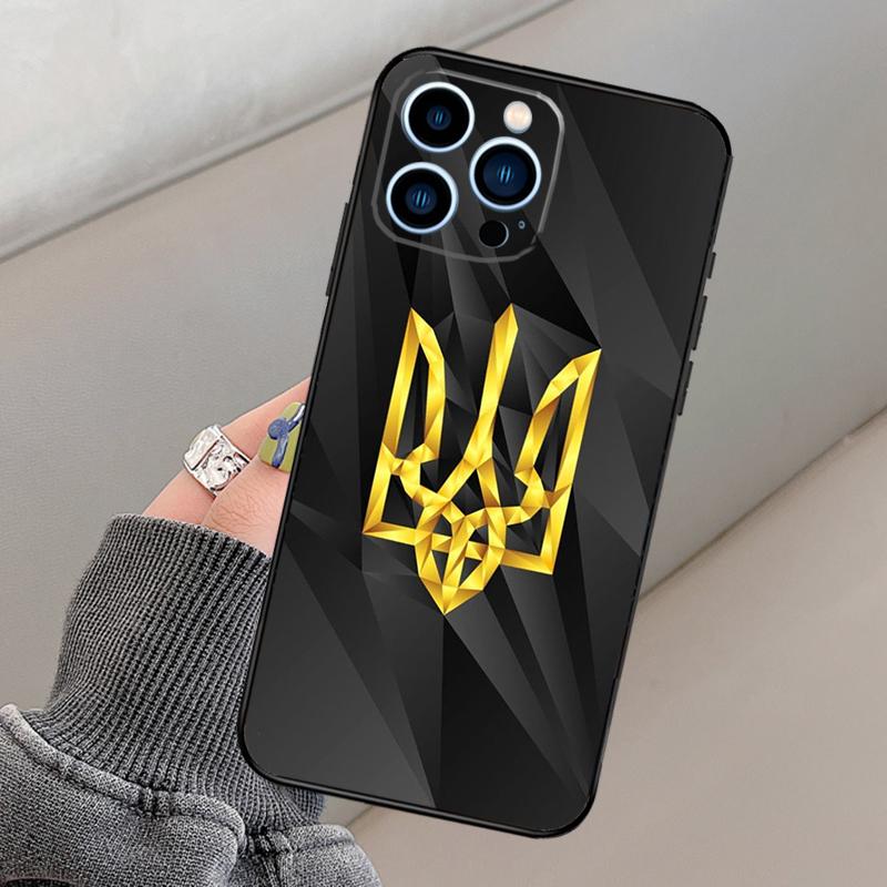 Ukraine Flag Phone Case For iPhone 17 Pro Max 16 15 13 12 11 14 Pro Max Plus Mini 16e 17 Air Funda Cover