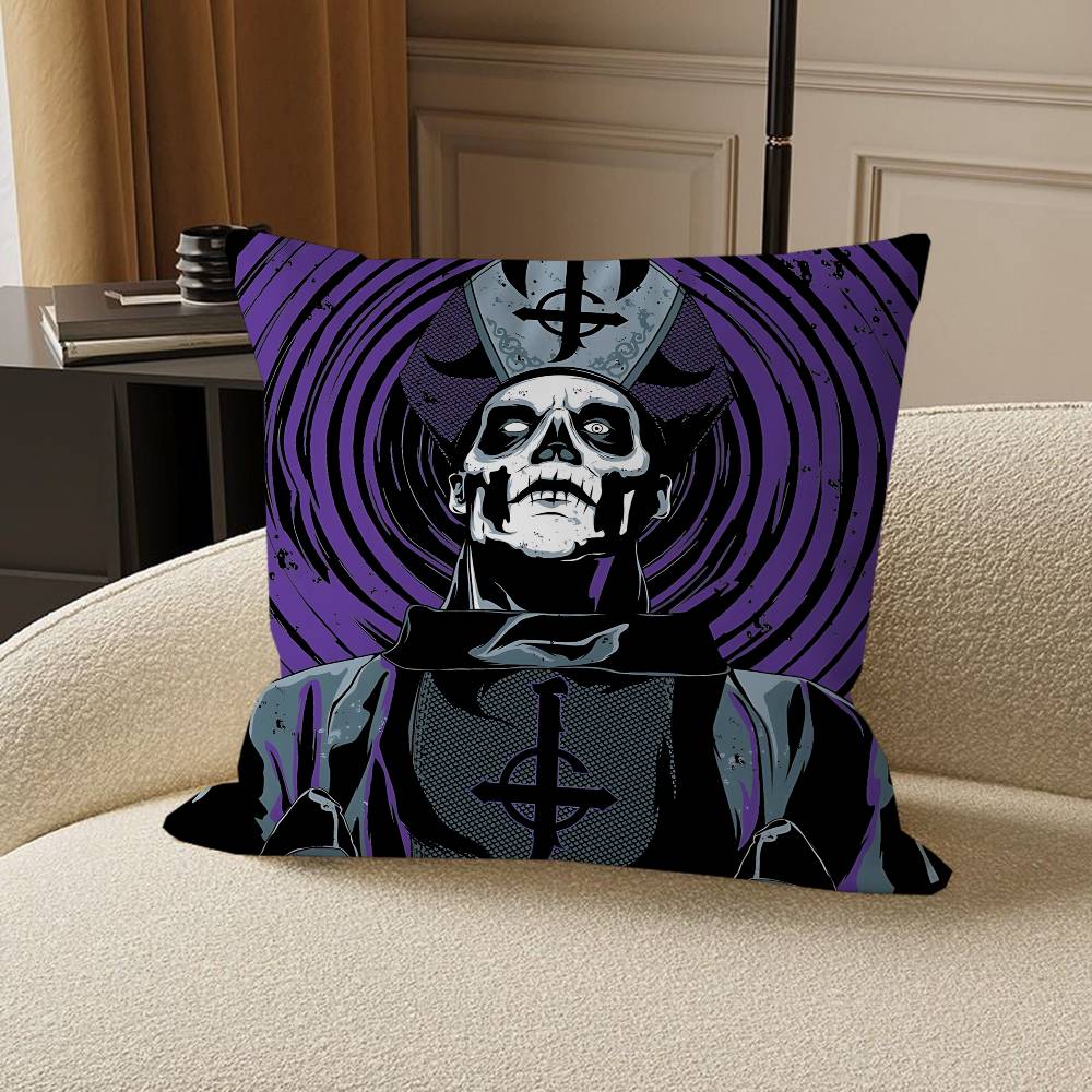 

Pop Band T-The Ghosts Pillowcase toon Gift Cushion Cover Bedroom Home Sofa Chair Seat Decor pillow case 12x12Inch