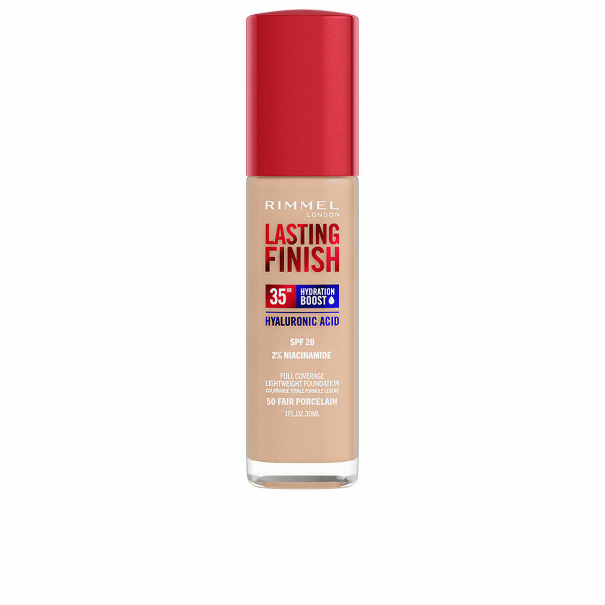

Base de Maquillage Crémeuse Rimmel London Lasting Finish Nº 050 Fair Porcelain Spf 20 30 ml