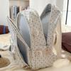 Polka Dot Lightweight Backpack for High School Girls, Simple and Trendy Design