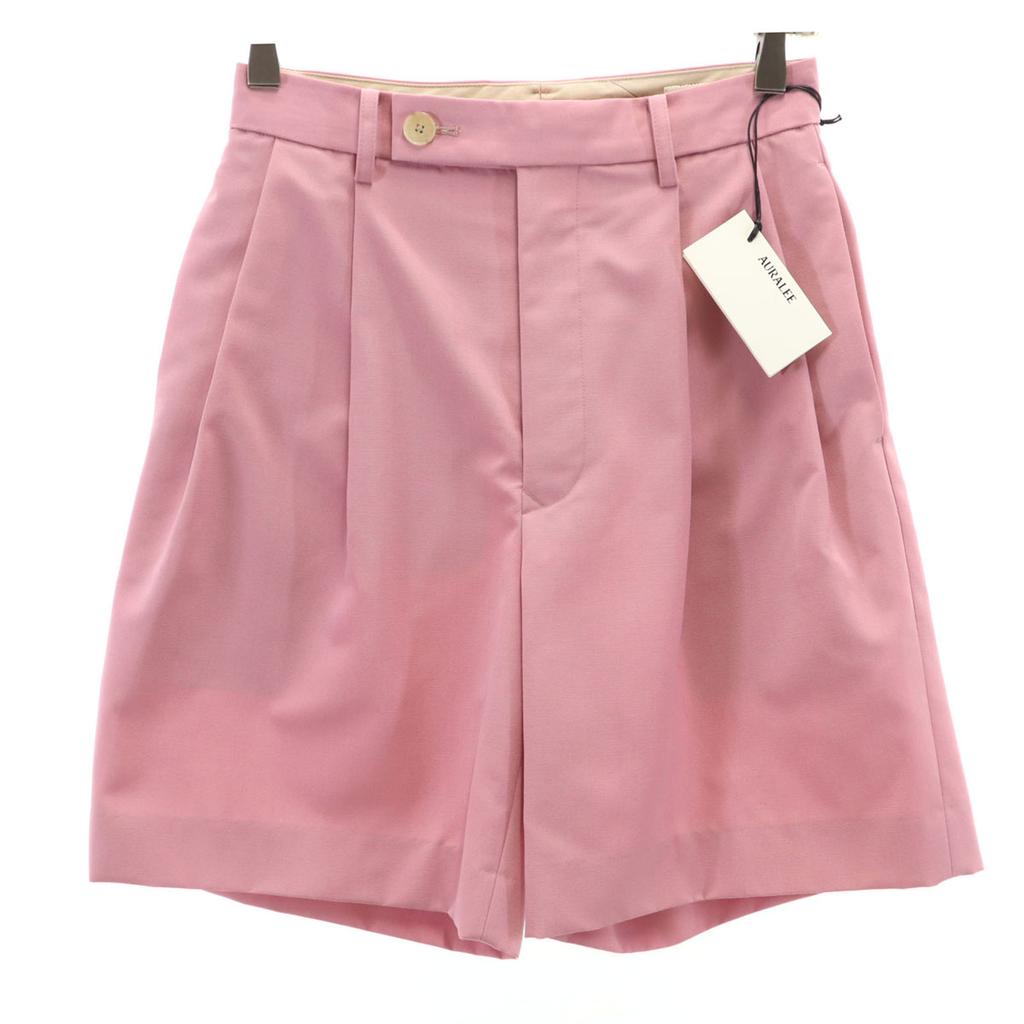 Unused AURALEE Made In Japan Wool Tack Shorts Pink Women Used