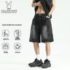 Men's American Washed Loose Denim Shorts