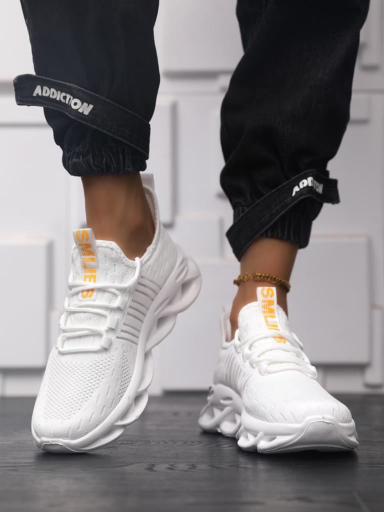 Moda Nowa Moda Buty Męskie Lato Casualowe Trampki Lekkie Męskie Buty Sportowe Siateczkowe Outdoorowe Odporne na Zużycie Męskie Trampki Popularny Model