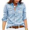 Women's Color Long Sleeve Cardigan with Pockets for Casual Everyday Wear