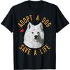 Adopt A Dog Save A Life Rescue Samoyed Gift T-Shirt for Men Women