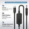 Universal Type C PD60W To DC5525 Boost Cable Adjustable Voltages From 5V To 20V For Multiple Devices