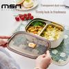 Mishangni 304 Insulated Square Divided Bento Box