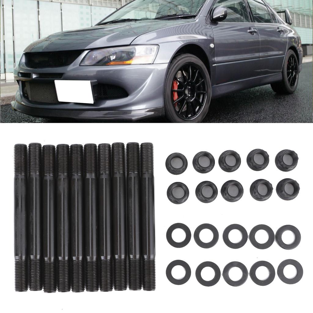 Head Stud Kit Bolt Washer ARP 207‑4203 Fit for Mitsubishi Eclipse EVO8 EVO9 94‑up