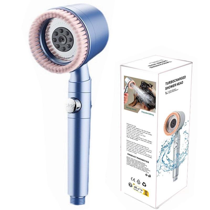 Powerful Pressurized Handheld Lotus Showerhead with Filter