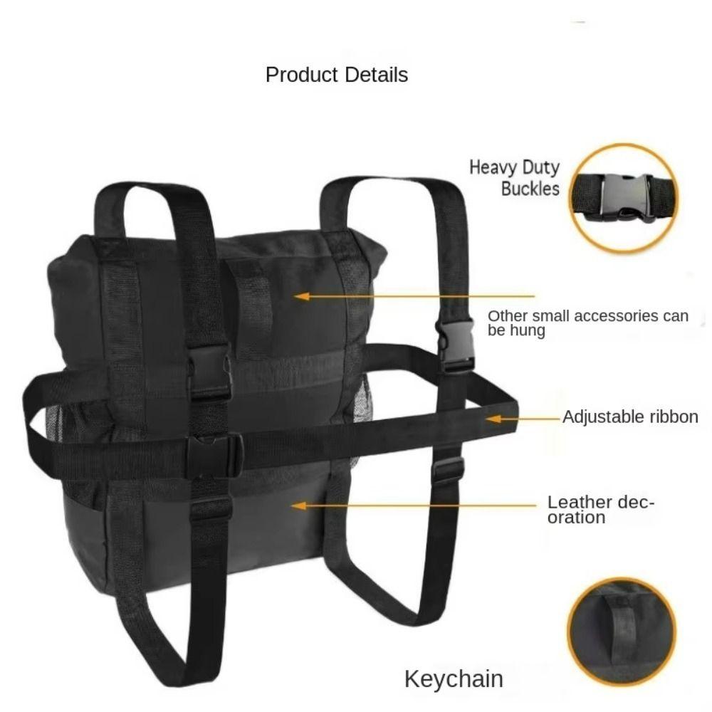 Hanging Bag Truck Organizers Heavy Duty Storage Trash Bag Black Spare Tire Bags  Off-road