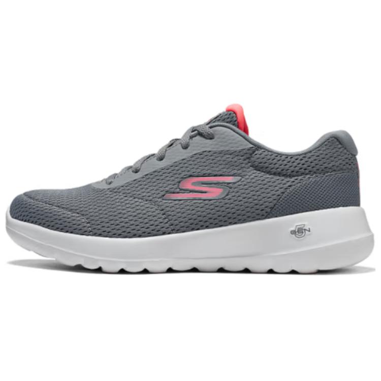 Skechers Легкие Удобные Низкие Повседневные Кроссовки Женские Серый Розовый 124635-GYPK 35.5