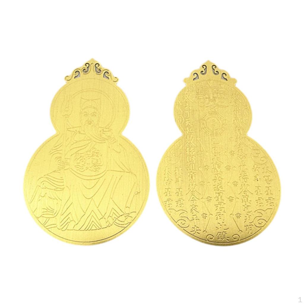 2 Pieces Tai Sui Card Blessing Cards W/ Prayer Luck Protection for Harmony Wealth