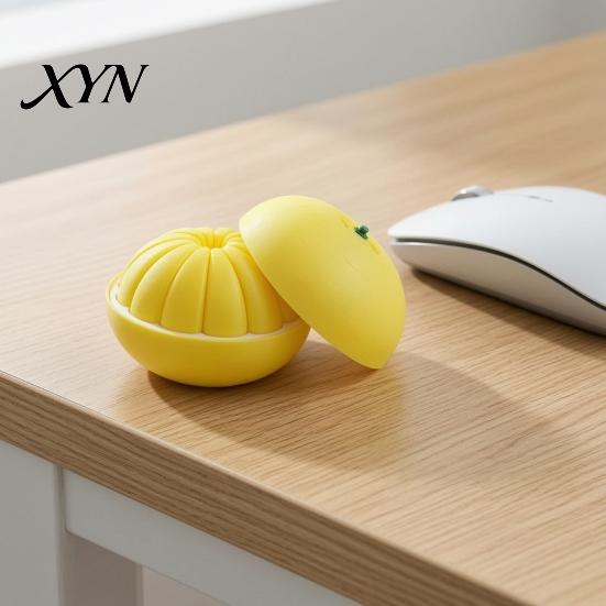 Fake Fruit Decoration 3D Printed Orange Fidget Toy, Stress Relief Simulated Kids Toy Model Ornament for Home Office Desktop