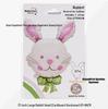 Decorațiuni Petrecere de Ziua Animalelor din Junglă: Set de Baloane Folie Iepure și Leu