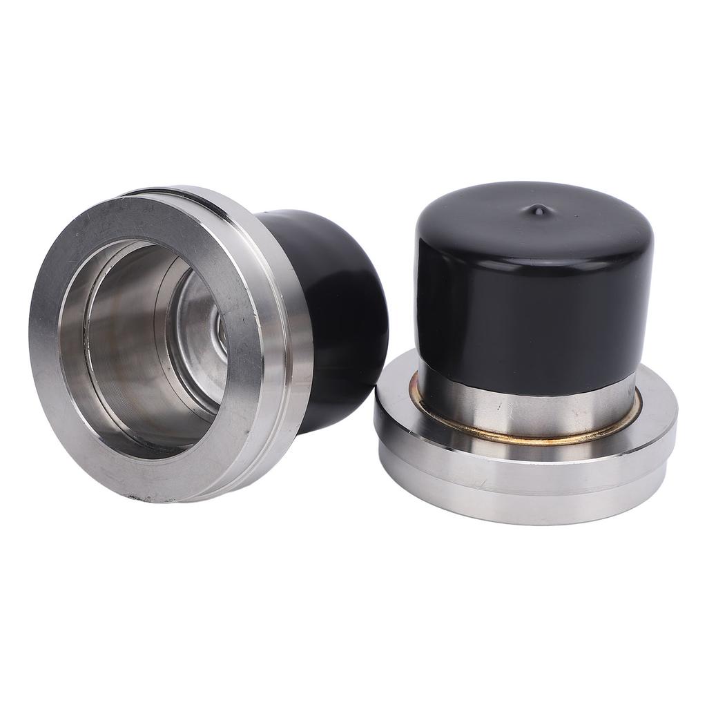 2Pcs Boat Trailer Bearing Protectors with Covers 2.717in Diameter Stainless Steel Wheel Center Grease Cover