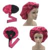 Luxury Silk Women Bonnet with Long Head Tie Hairbands Designer Hair Bonnets Satin Bonnet