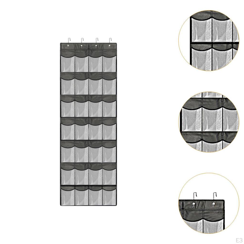 Hanged Shoe Organizer Shoes Stone Front Rack with Hook for Bedrooms