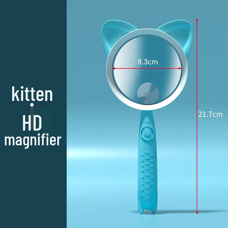 Kinder Cartoon Lupe: High-Definition, Sturzsicher, Handheld-Wissenschaftsspielzeug