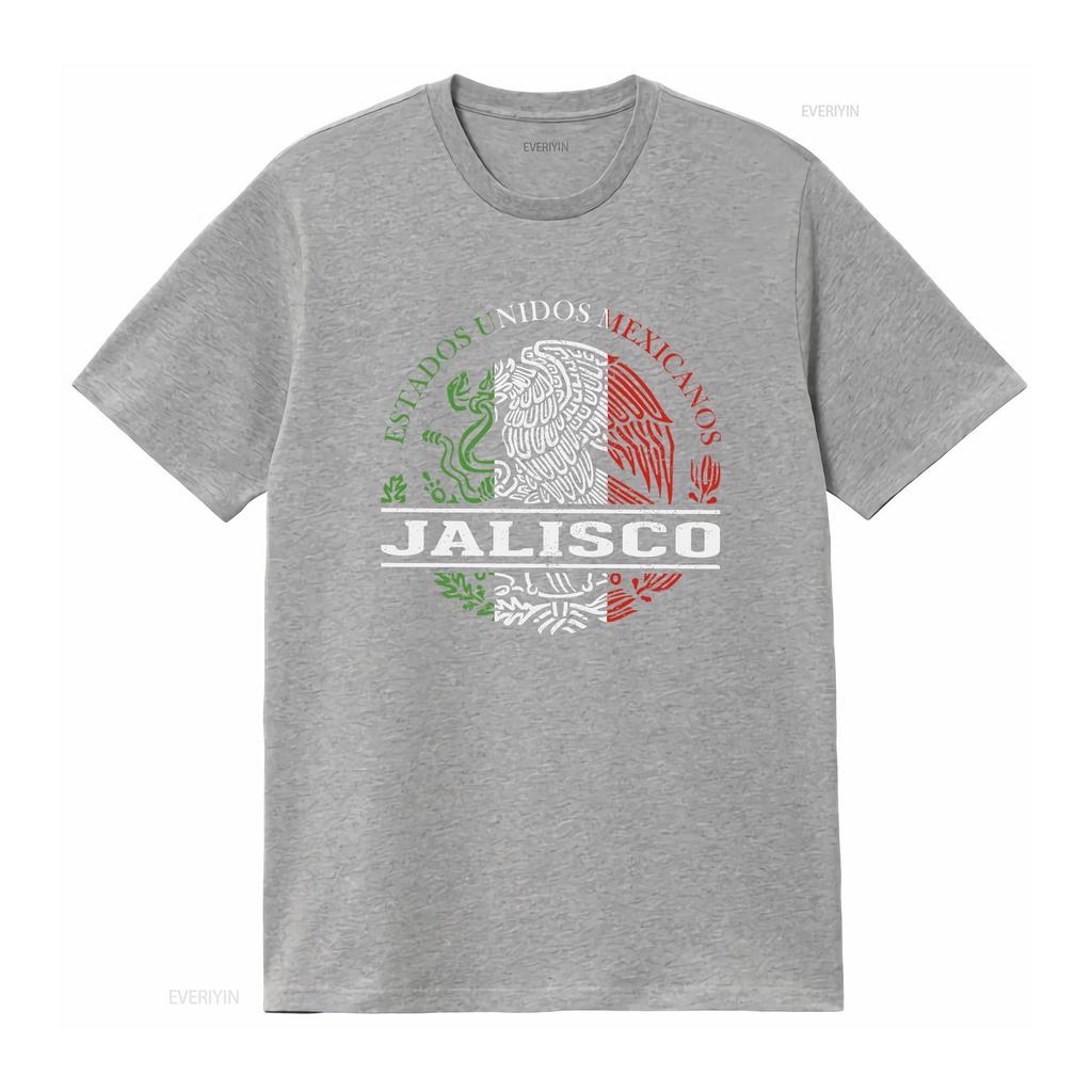 Jalisco Mexico T Shirt Travel Vintage Washed Breathable Fashion Stylish Comfortable Designer Clothes Slightly Versatile Soft