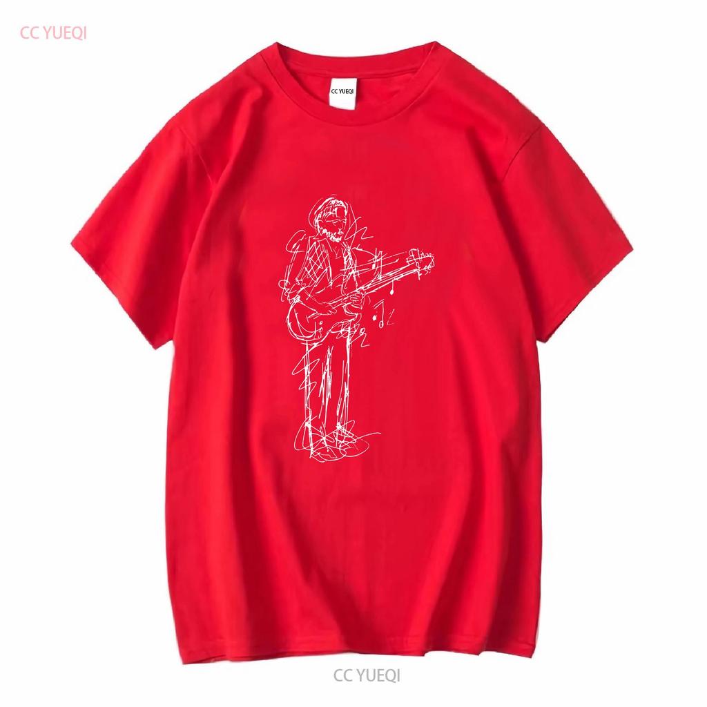 Eric Clapton Rock T Shirt Mens s for men Fairwear Approved Cotton long or short sleeves vintage Washed Breathable Stretched
