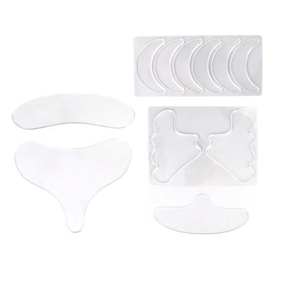11pcs Wrinkle Patches Reusable Washable Tasteless Wrinkle Removing Silicone Breast Face Eye Neck Anti Wrinkle Patch Set