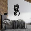 1pc African Woman Metal Wall Art Queen Hanging Black Decor Halloween Christmas New Year Gift
