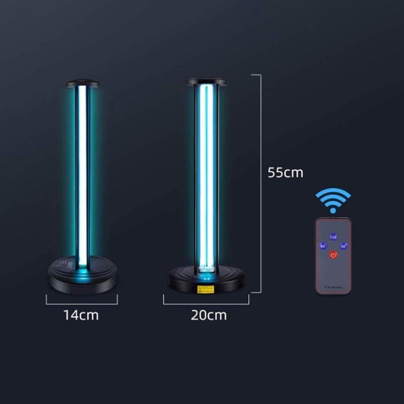 100W UV Sterilizer Light 38W/65W Ultraviolet Germicidal Lamp Ozone Disinfection Lamp With Remote Control